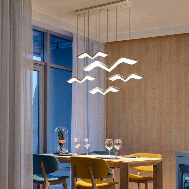 Havetus Seagull Modern Pendant Light, 3 Style