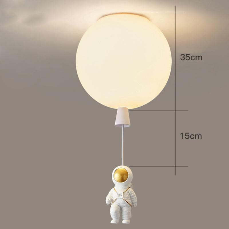 Fupogan Astronaut Balloon Flush Mount Ceiling Light, L 20/25/30/35cm