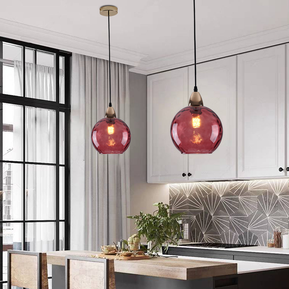 Avo Ripple Glass Pendant Lights-Neutral Decor