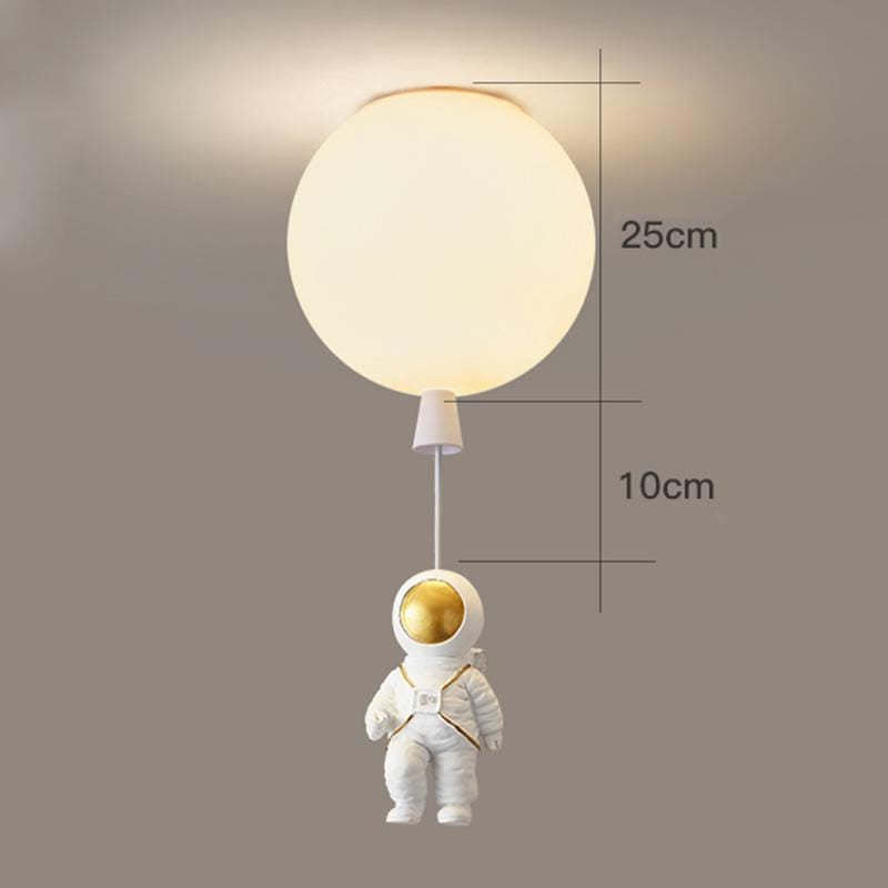 Fupogan Astronaut Balloon Flush Mount Ceiling Light, L 20/25/30/35cm