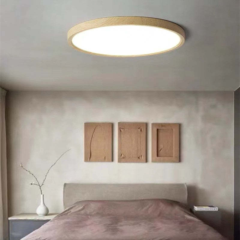 Orvix Ceiling Light Wood LED Minimalist-Neutral Decor