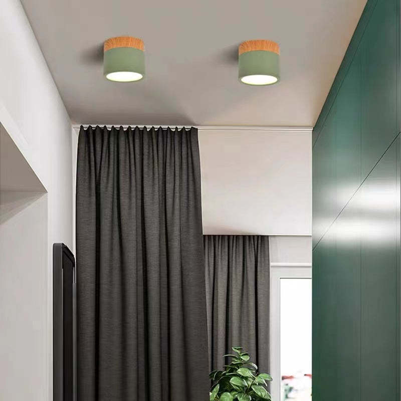 Luxin Cylindrical Flush Mount Ceiling Light-Neutral Decor
