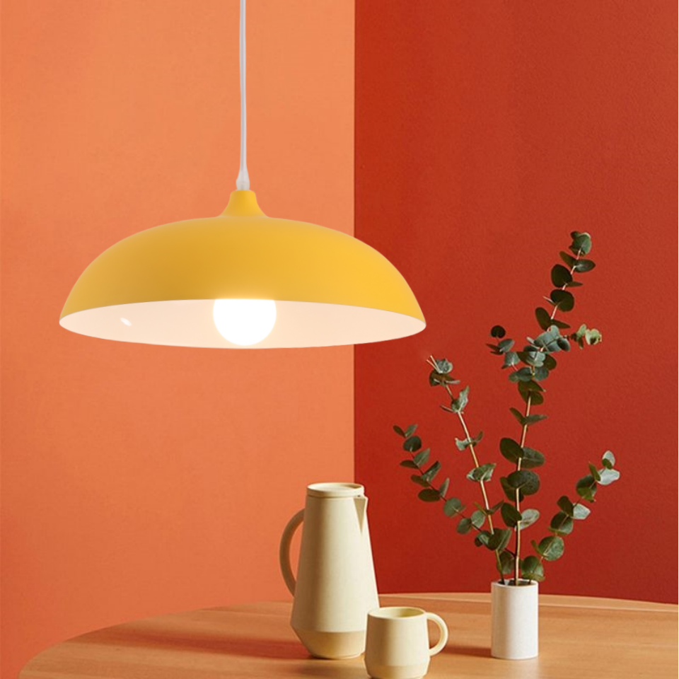 Nupined Macaroon Colorful Dome Shape Pendant Light