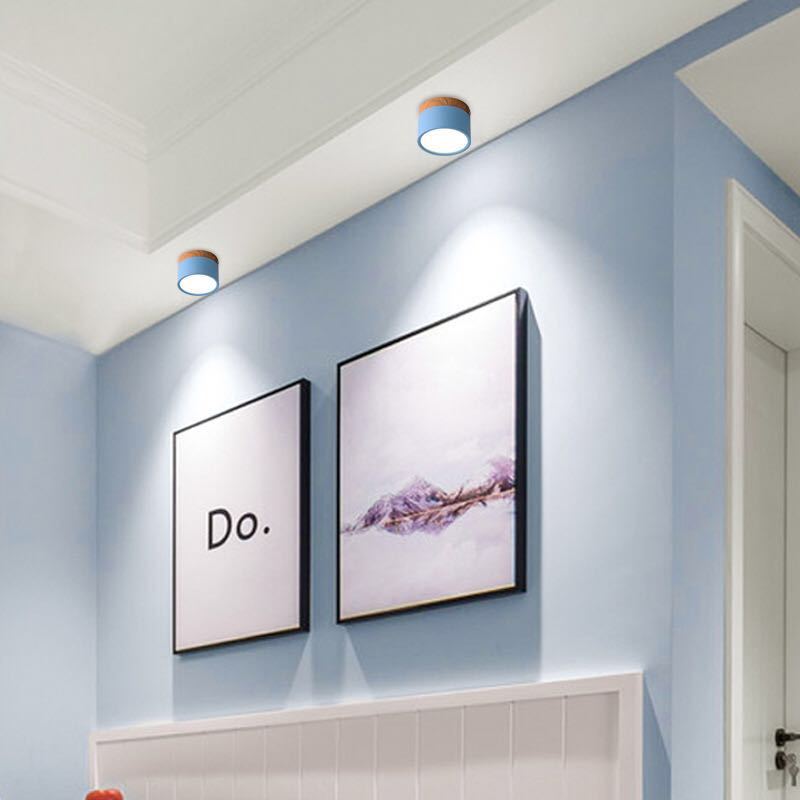 Luxin Cylindrical Flush Mount Ceiling Light-Neutral Decor