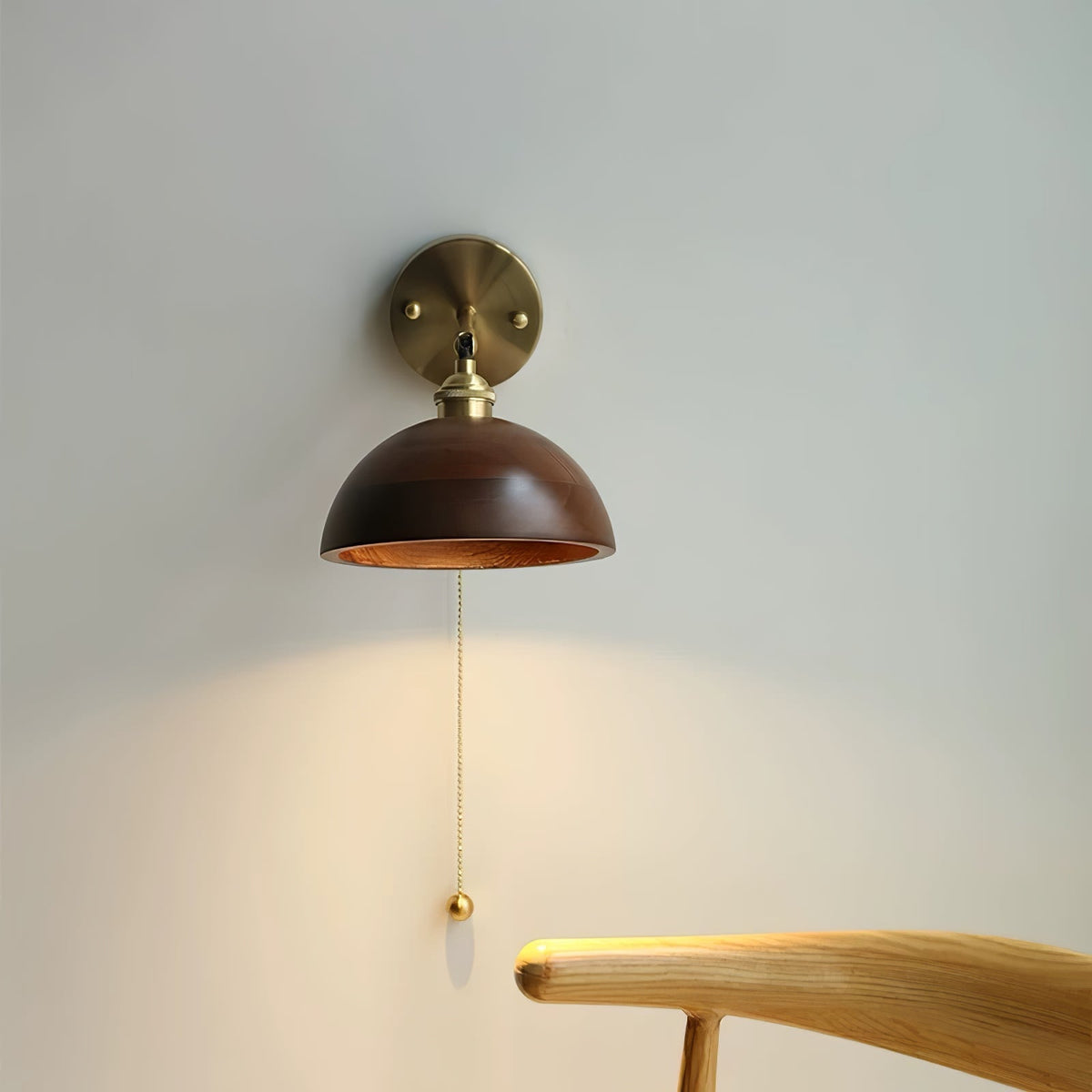 Kusekam Vintage Pull Chain Switch Wall Lamp