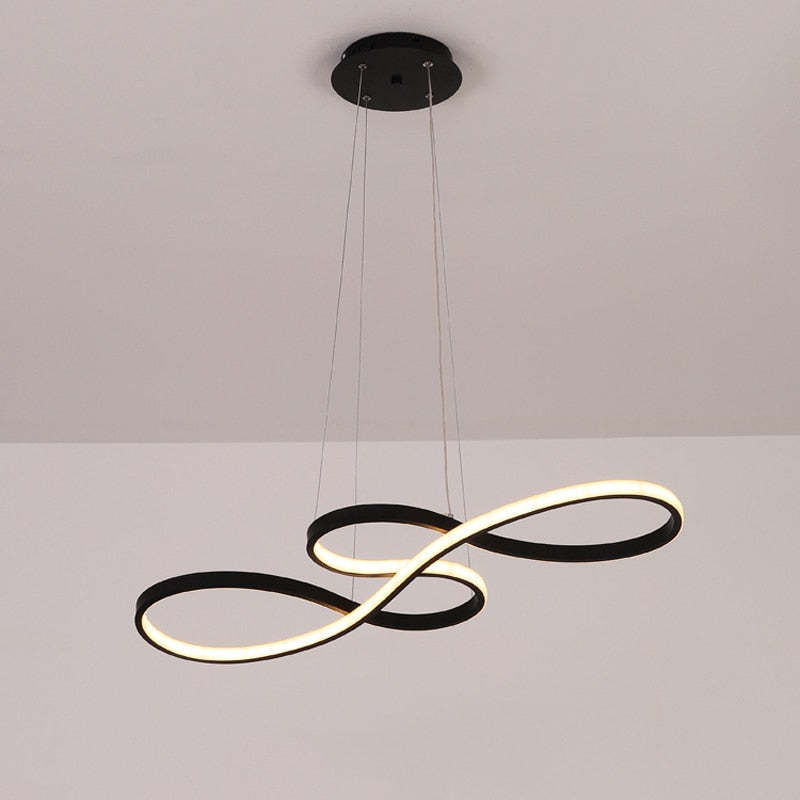 Nerin Musical Note Pendant Light, Black & Gold-Neutral Decor