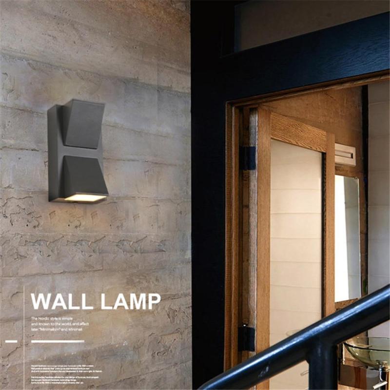 Terin Modern Black LED Outdoor Wall Lamp-Neutral Decor