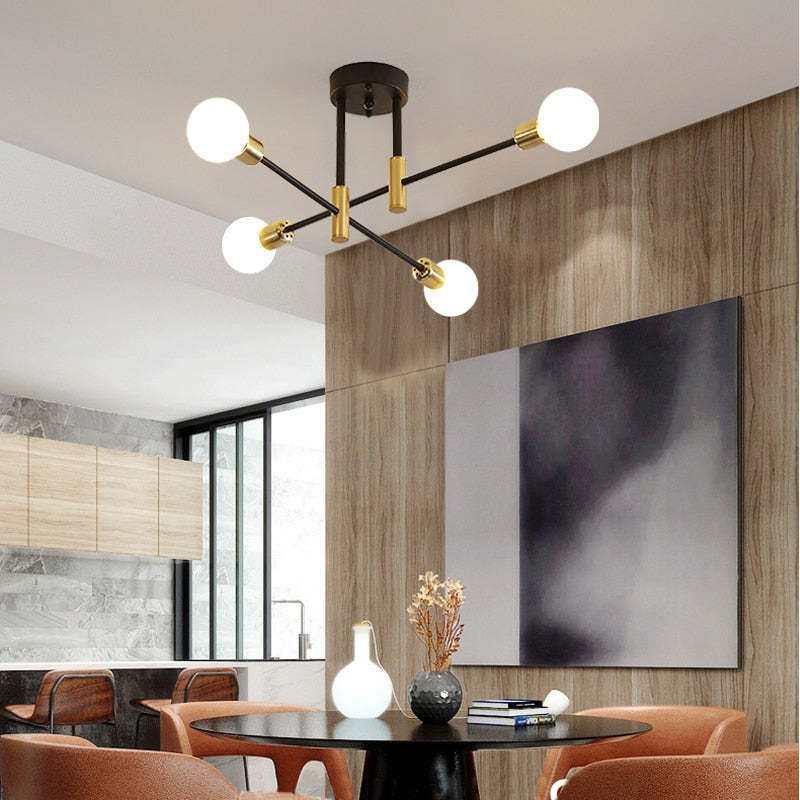 Bori Retro Satellite Shape Ceiling Light-Neutral Decor