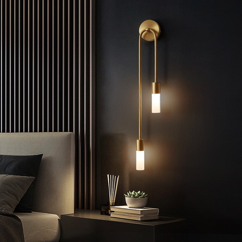 Nexor Modern Wall Sconce for Bedeside Gold 2 PCS-Neutral Decor
