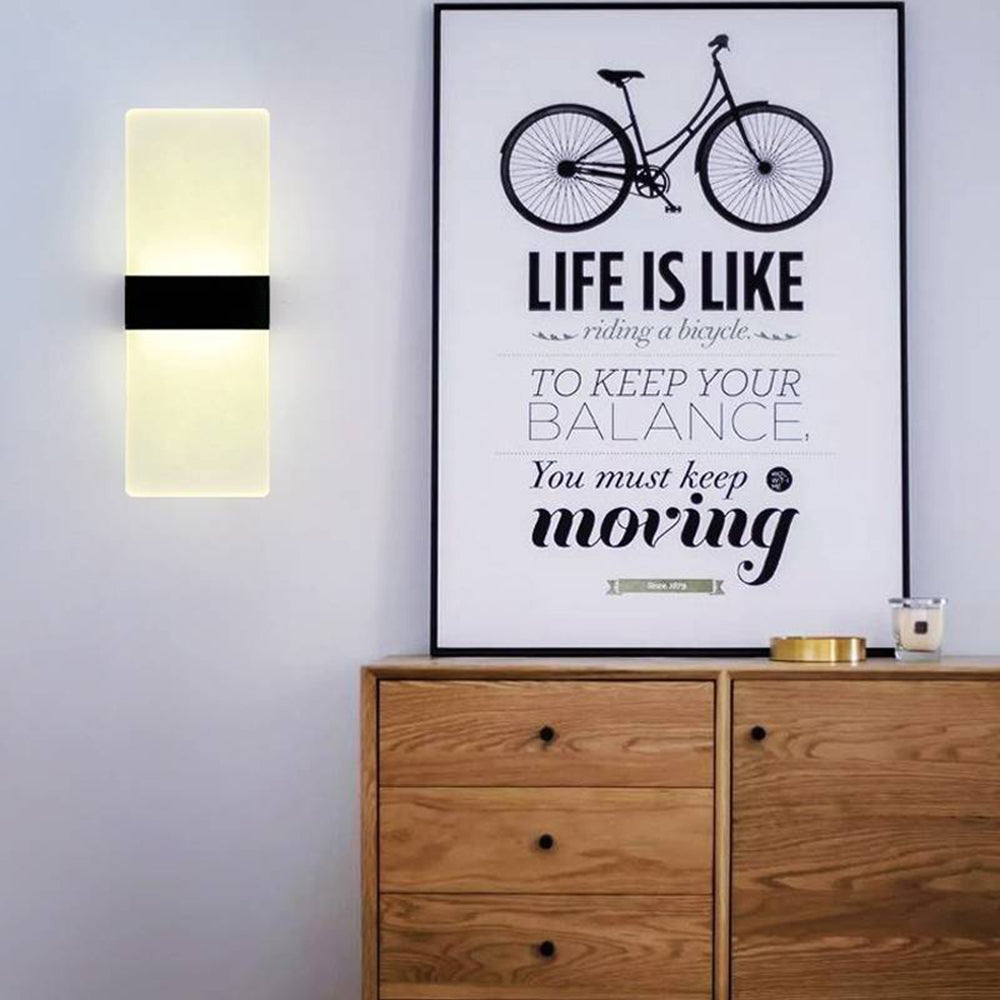 Jokekim Rectangular Wall Lamp, 3 Colour