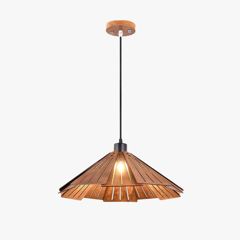 Kuvabuk Retro Pendant Light, Metal & Wood