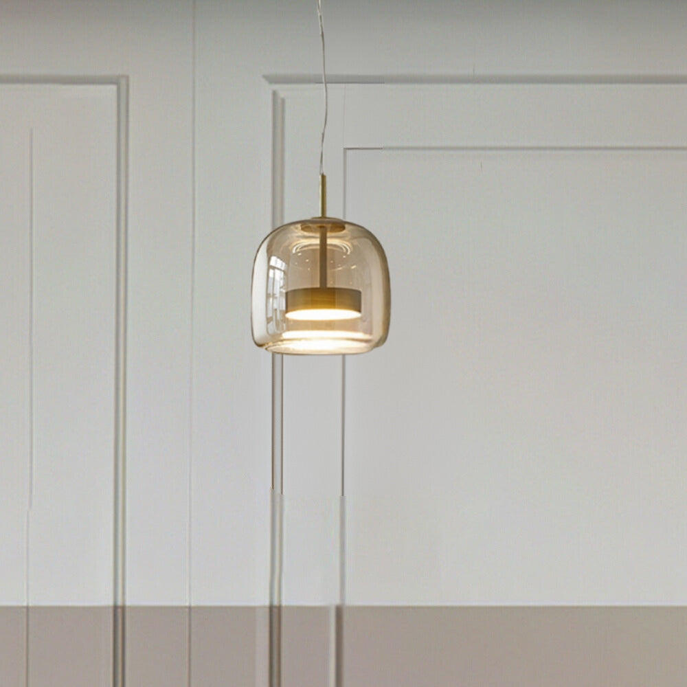 Lioren Pendant Light Morden Glass Clear/Smoky/Amber-Neutral Decor
