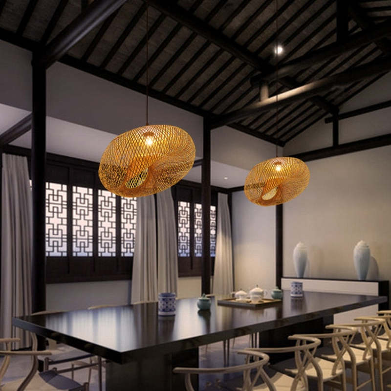 Gagebut Bamboo Pendant Light