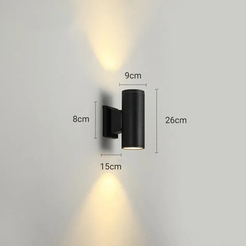 Kirema Wall Lamp Minimalist Double-headed Outdoor-Neutral Decor