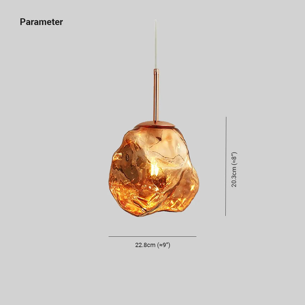 Kovire Glass Pendant Light, 4 Colour-Neutral Decor
