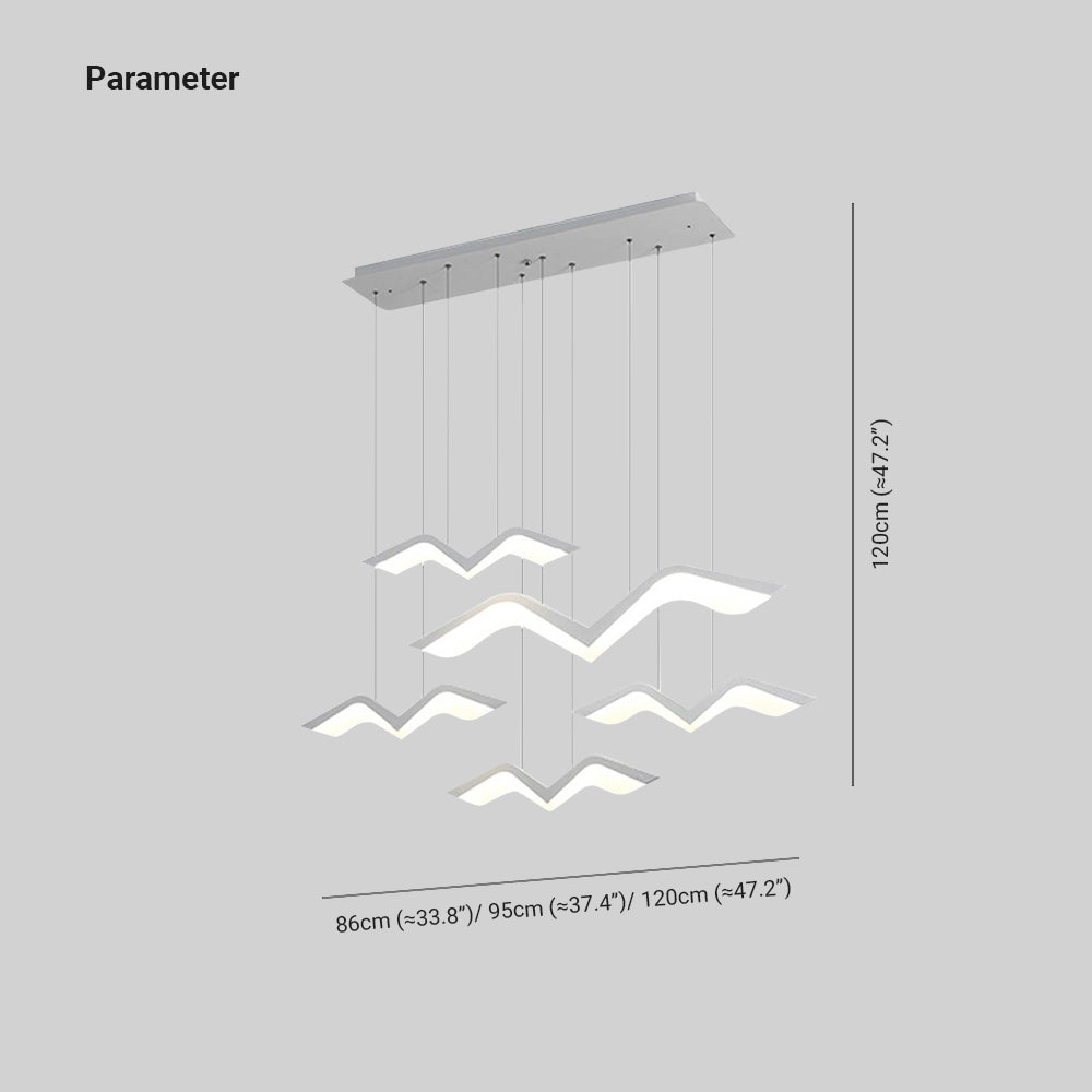 Havetus Seagull Modern Pendant Light, 3 Style