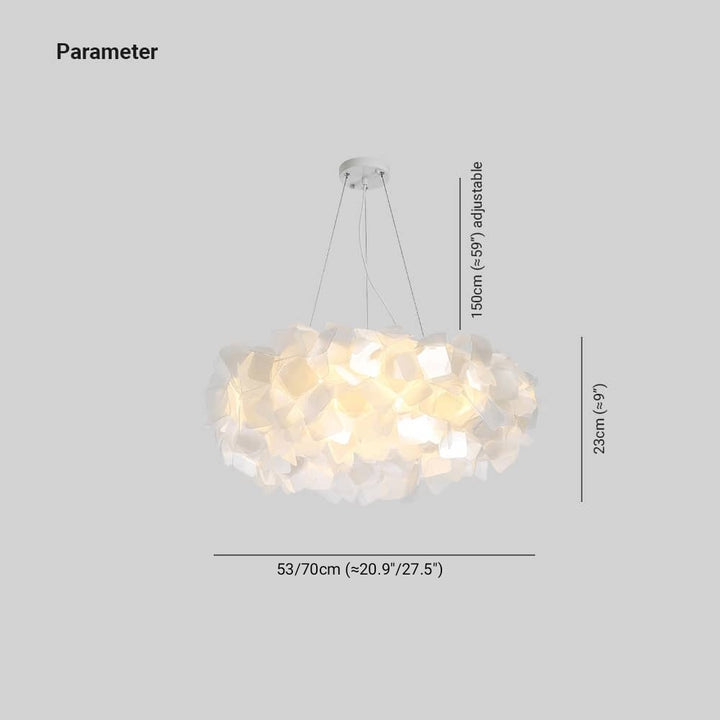Pikegena Modern Multicolour Decorative Flower Pendant Light