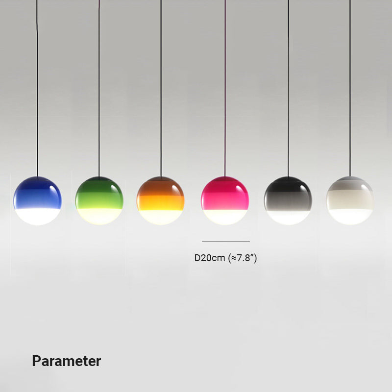 Cirel Pendant Light Colorful Glass-Neutral Decor