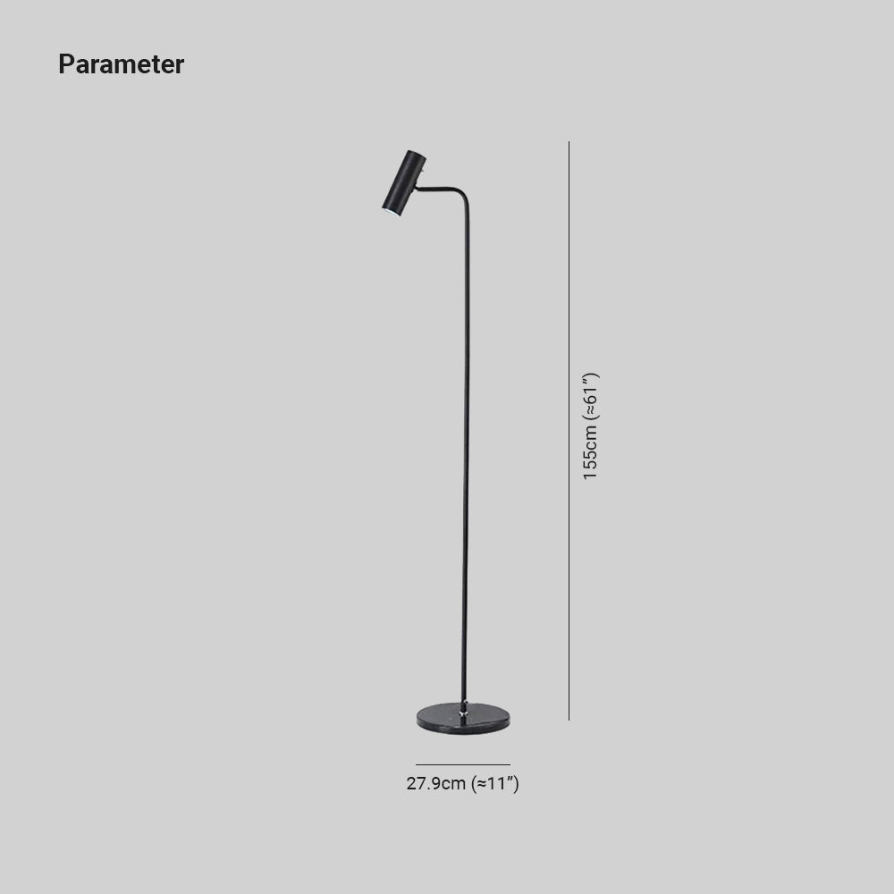 Hasuner Floor Lamp Vertical Modern/Minimalist, Metal, Multi-Color, Bedroom