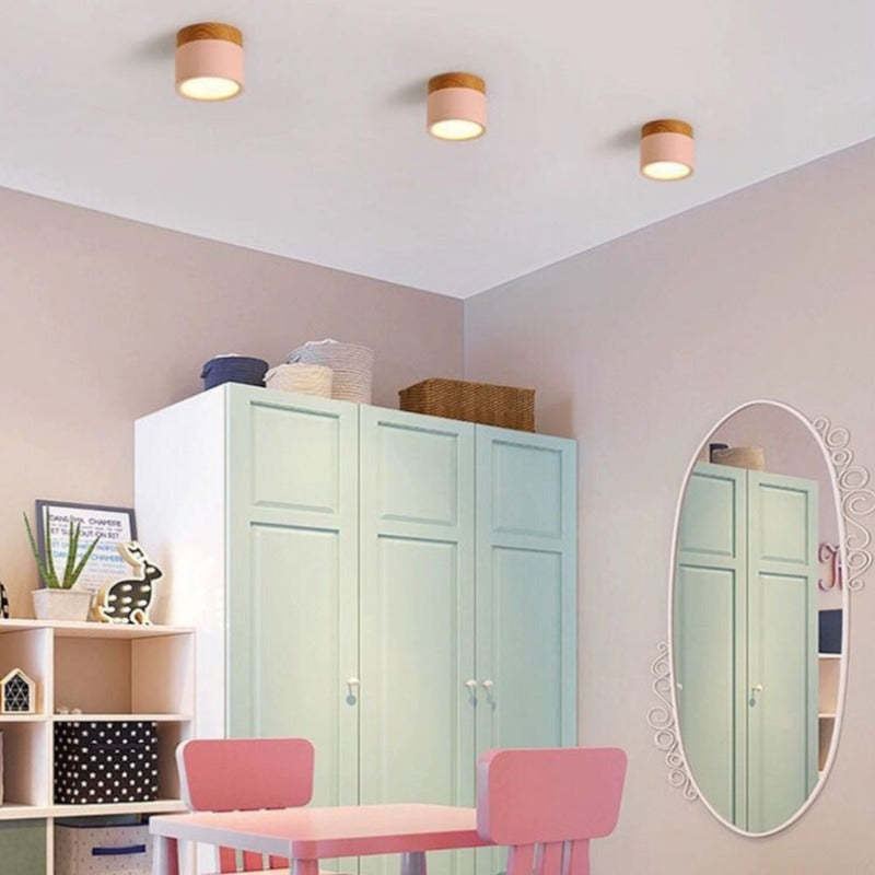 Luxin Cylindrical Flush Mount Ceiling Light-Neutral Decor