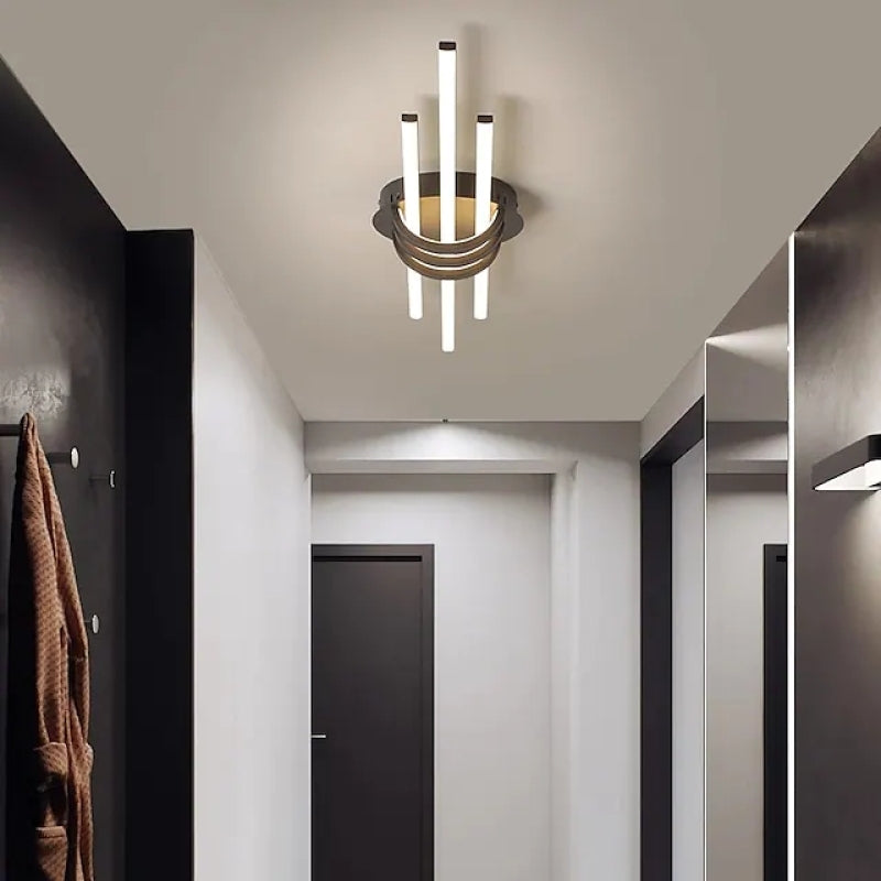 Kurosam Modern LED Ceiling Light Black/White Living Room