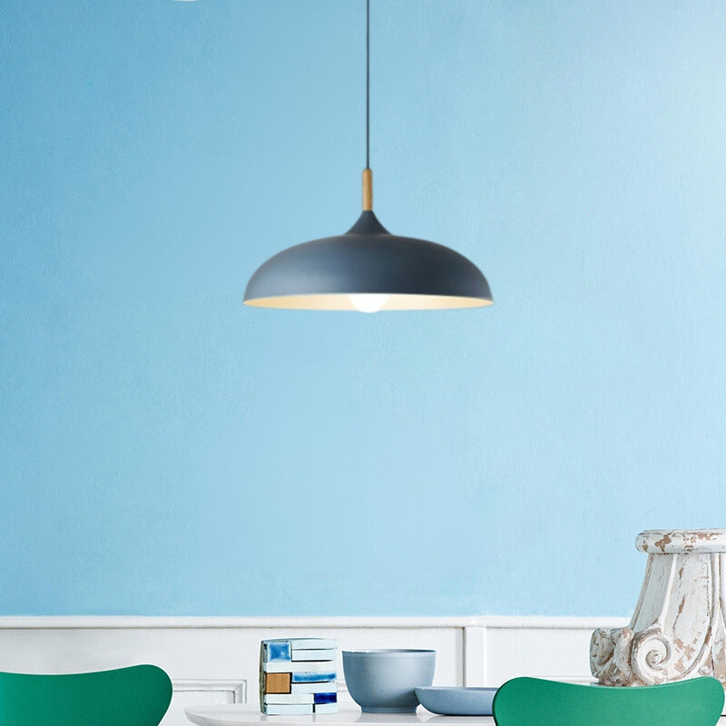 Fedilame Modern Pendant Light Dome Macaron Dining Room