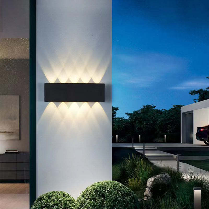 Nirex Wall Lamp Modern Rectangular Outdoor Water-wave-Neutral Decor