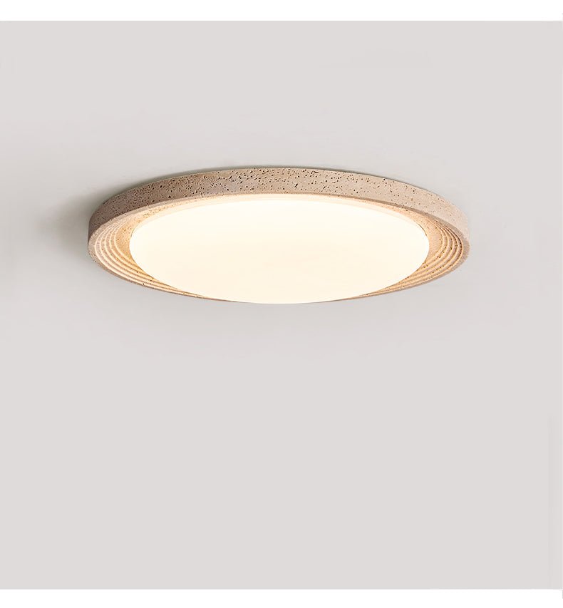 Orinir Minimalist Travertine Ceiling Light