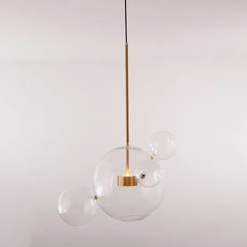 Tigitus Modern Bubble Cluster Pendant Light Gold