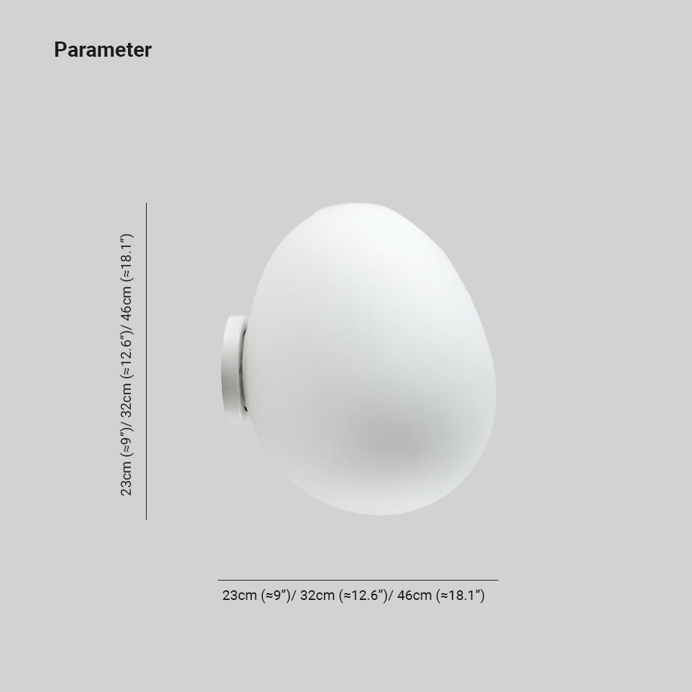 Vokosek Design Geometric Glass Vanity Wall Light, White