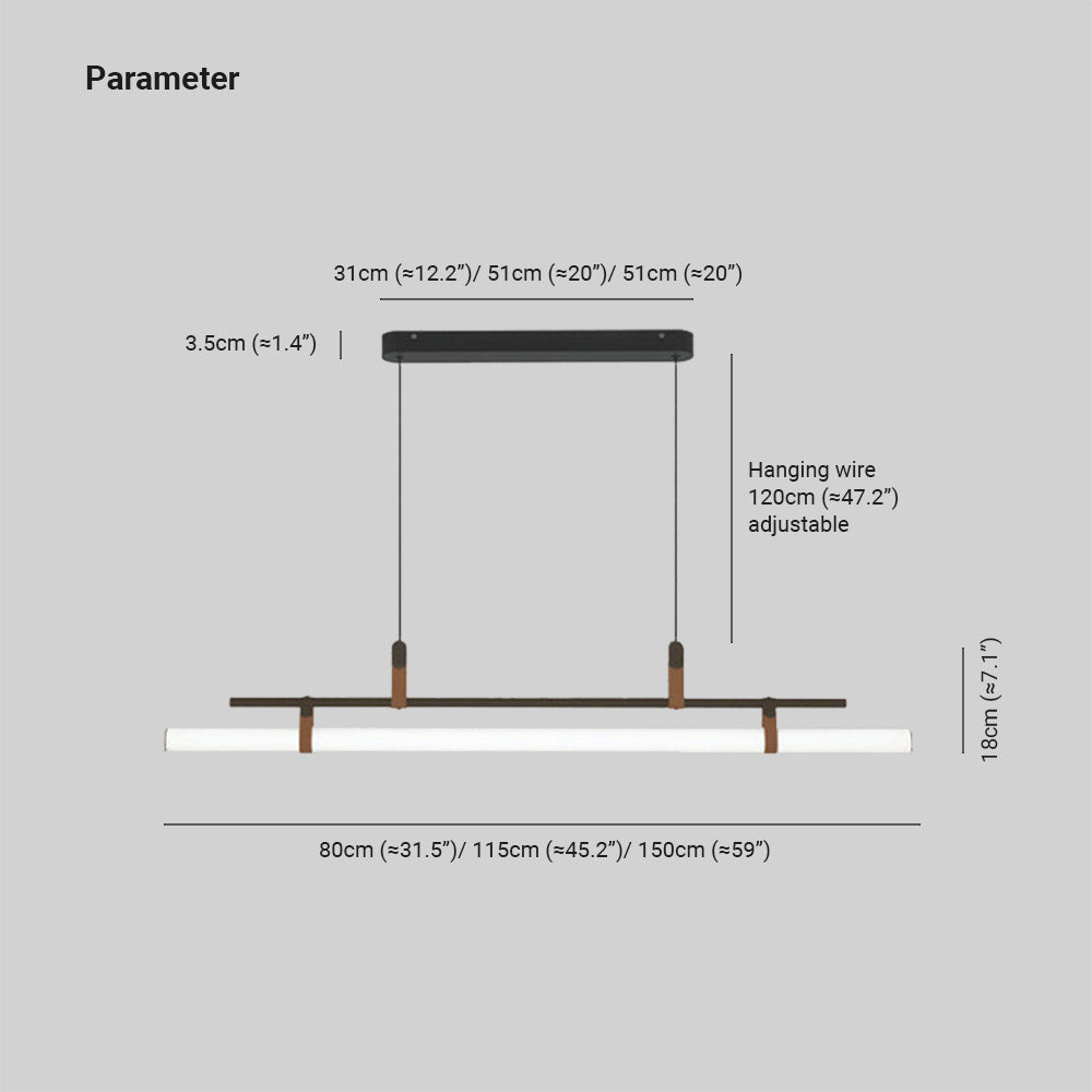 Voren Modern Linear Pendant Light,Black/Gold-Neutral Decor