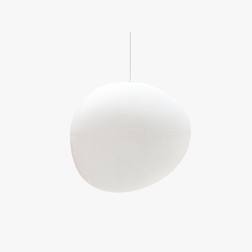 Elvora Pendant Light Sleek Floating Egg-shaped Glass-Neutral Decor