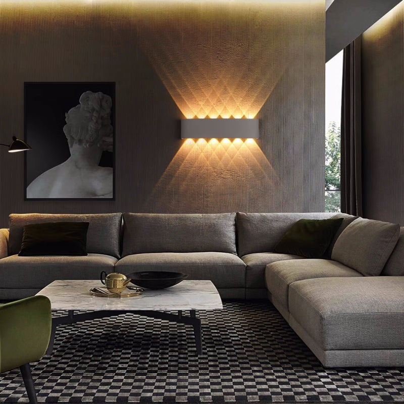 Nirex Wall Lamp Modern Rectangular Outdoor Water-wave-Neutral Decor