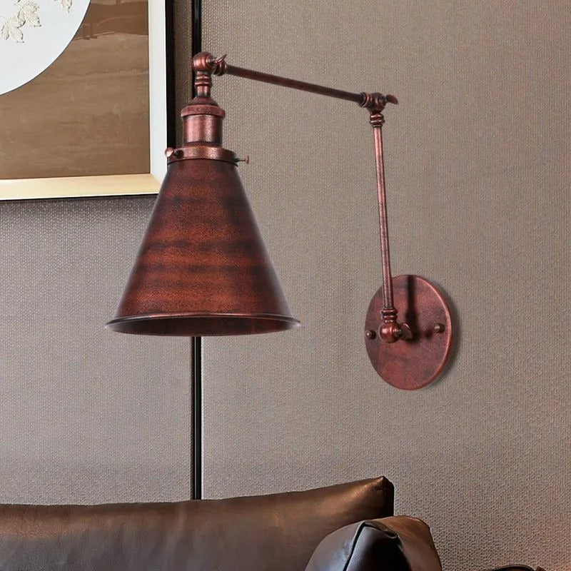 Calven Wall Lamp Vintage Adjustable Living Room-Neutral Decor