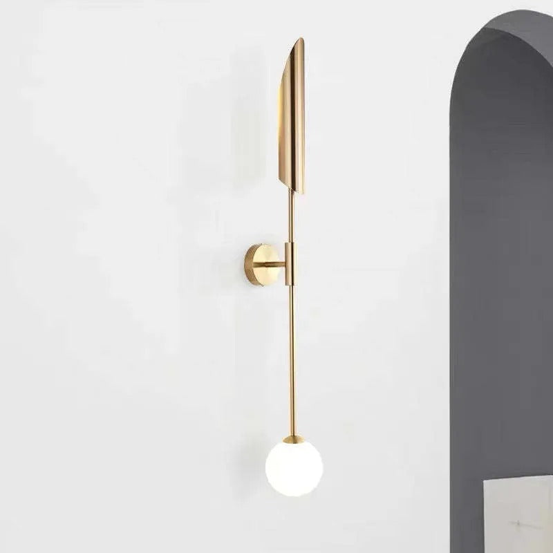 Zorva Wall Lamp Luxury Double-head Golden Scabbard-Neutral Decor