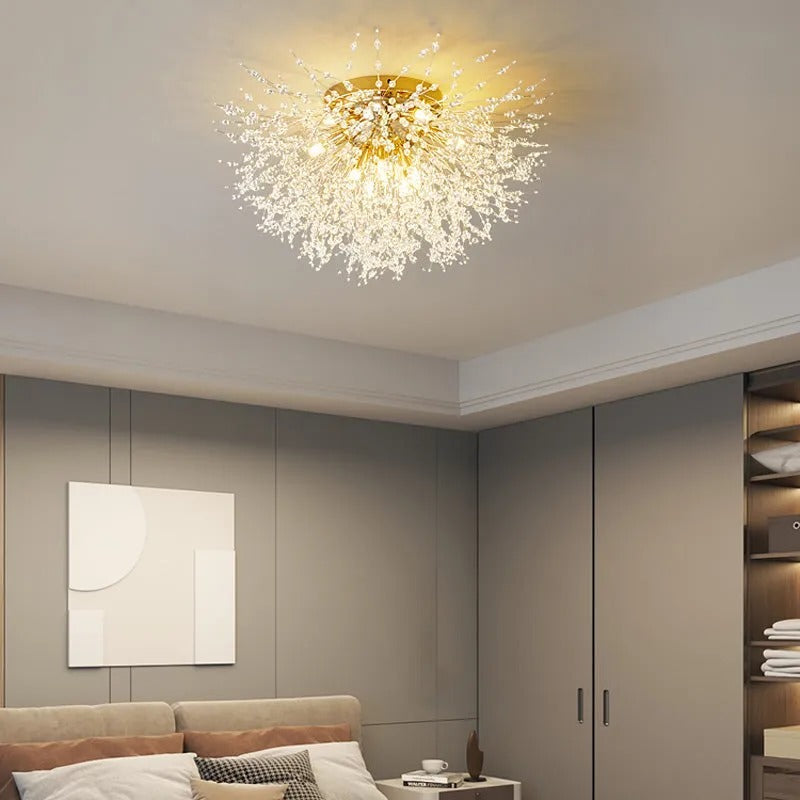 Lirex Vintage Pendant Light Dandelion firework-Neutral Decor