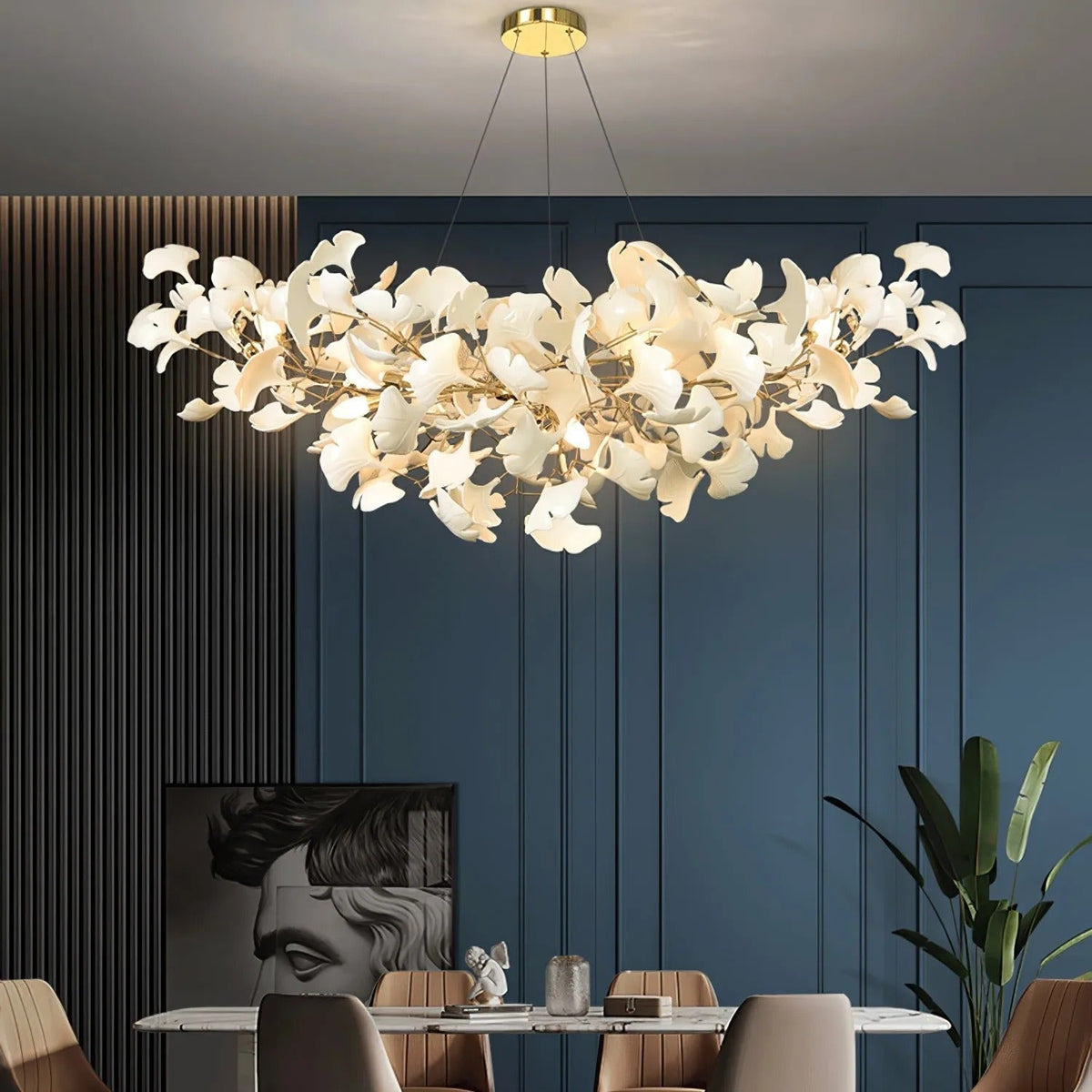 Fipomod Luxury Chandelier Ceramics Living Room U arc shape