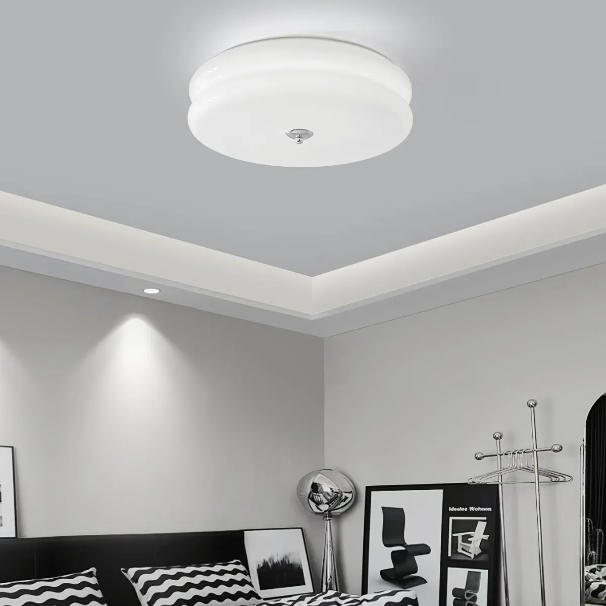 Jatabin Flush Mount Ceiling Light Two Layer