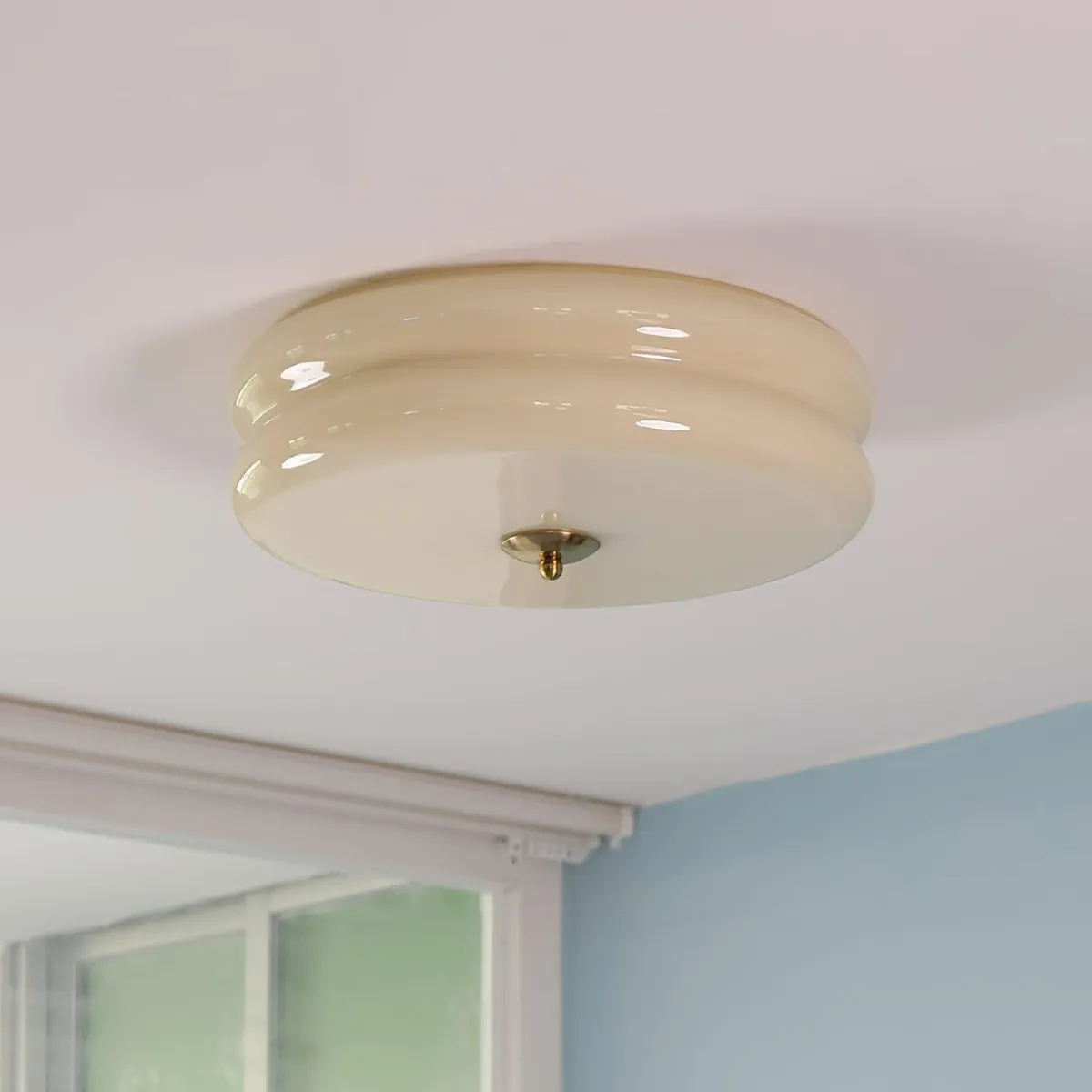 Jatabin Flush Mount Ceiling Light Two Layer