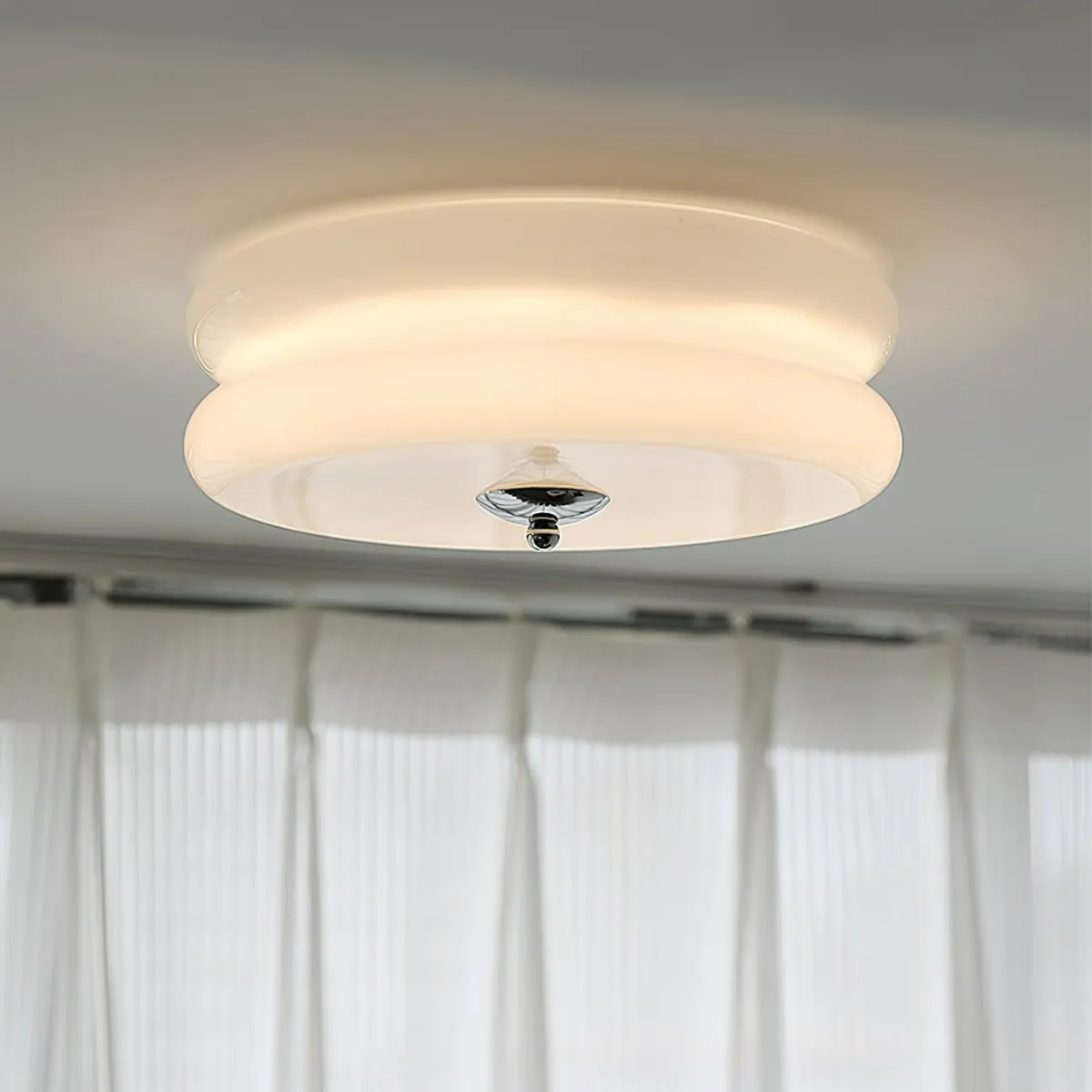 Jatabin Flush Mount Ceiling Light Two Layer