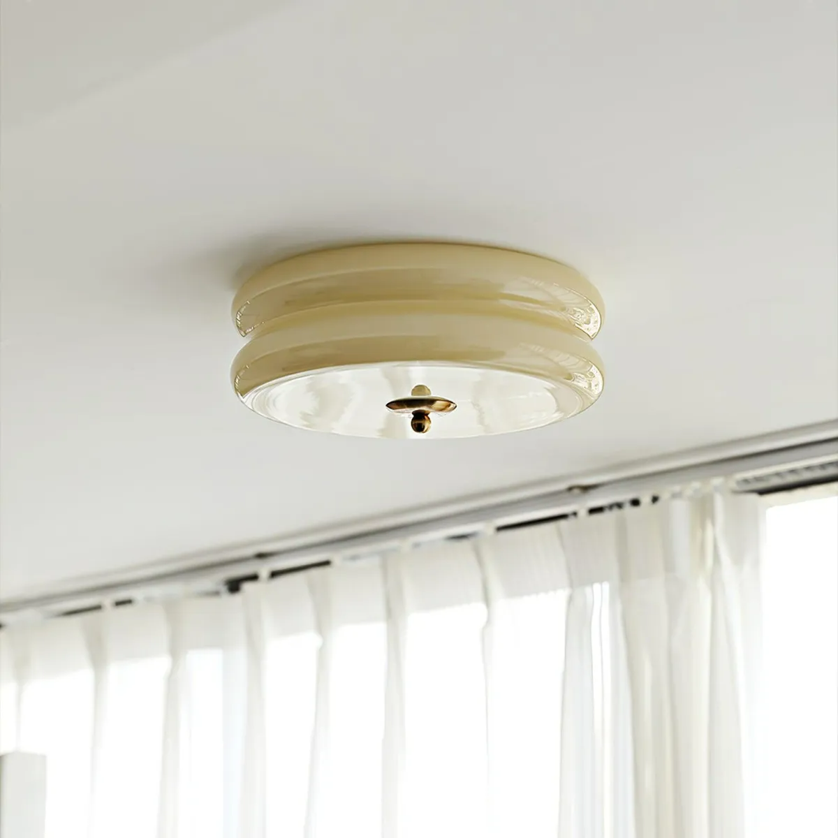 Jatabin Flush Mount Ceiling Light Two Layer