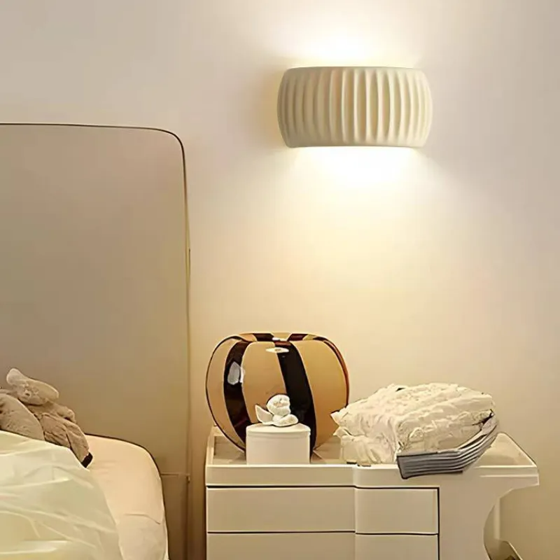 Bimivud Modern LED Indoor Wall Lamp Orange/Green Resin Bedroom