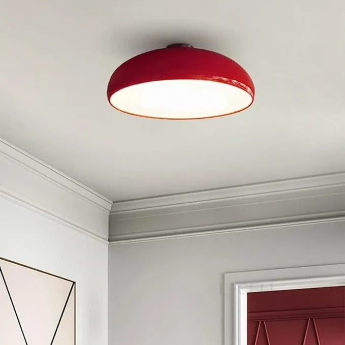 Lekedum Vintage LED Flush Mount Ceiling Light Metal Bedroom/Living Room