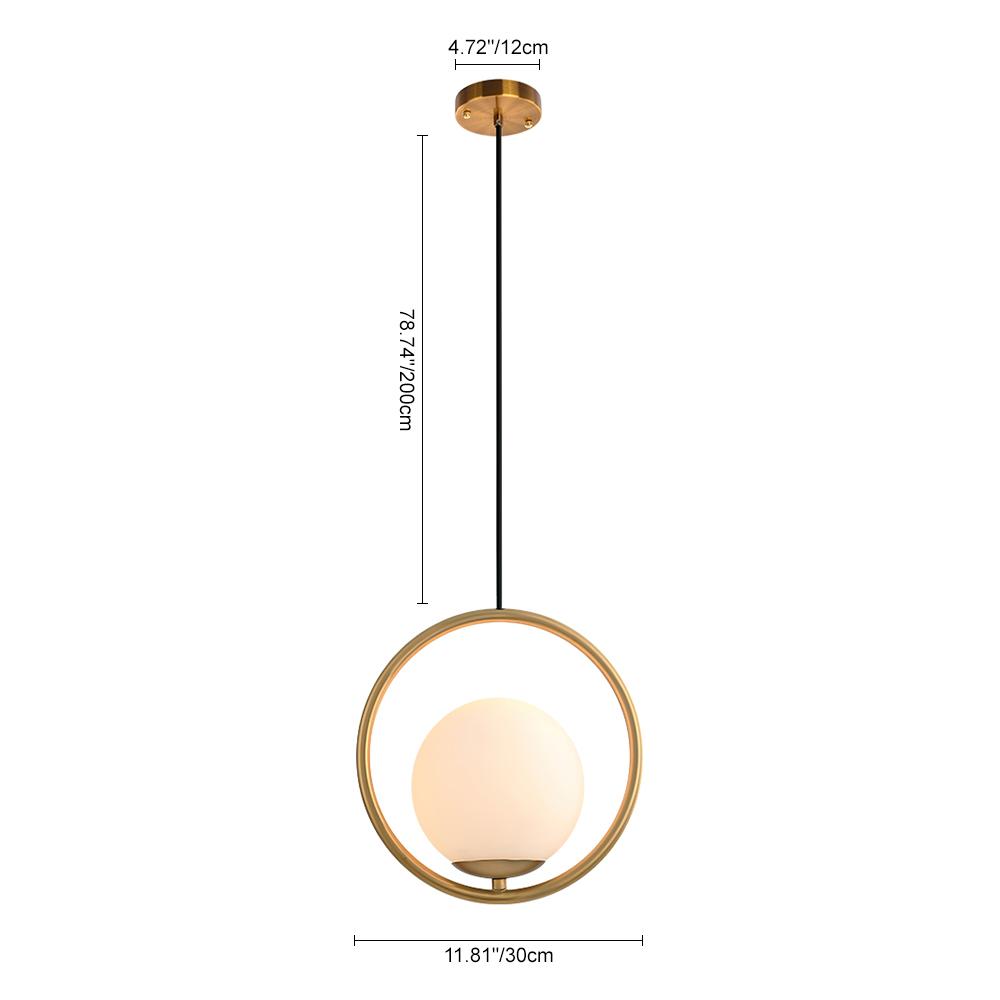 Qvistuva Modern Globe Pendant Light