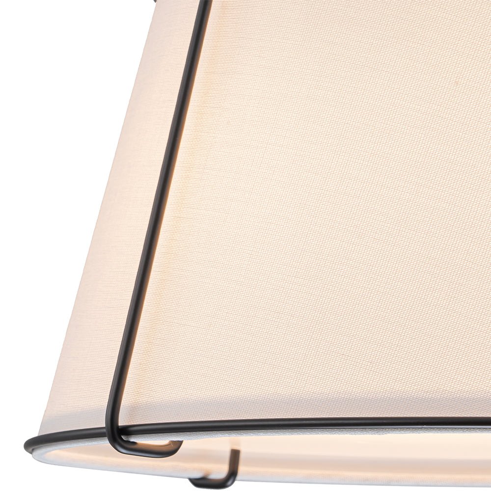 Vesina Linen Semi Flush Mount Ceiling Light