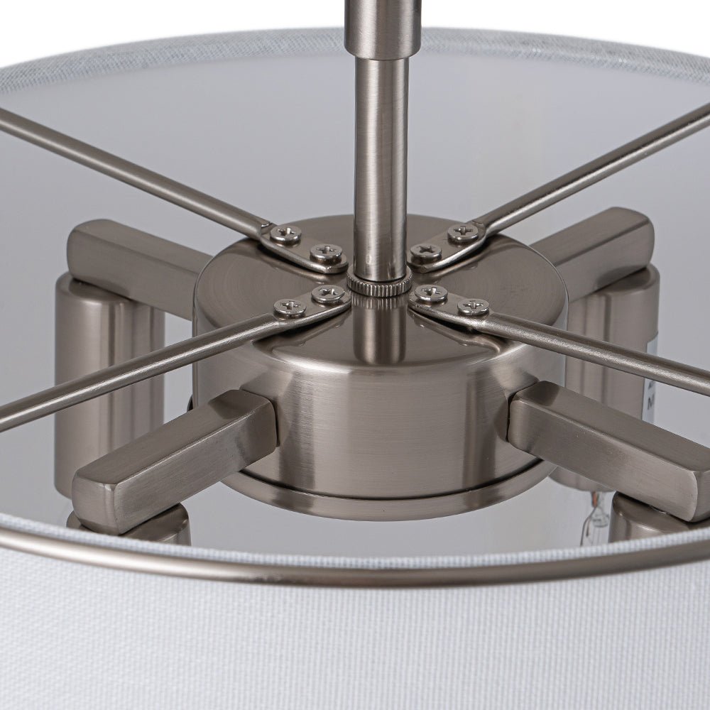 Vesina Linen Semi Flush Mount Ceiling Light