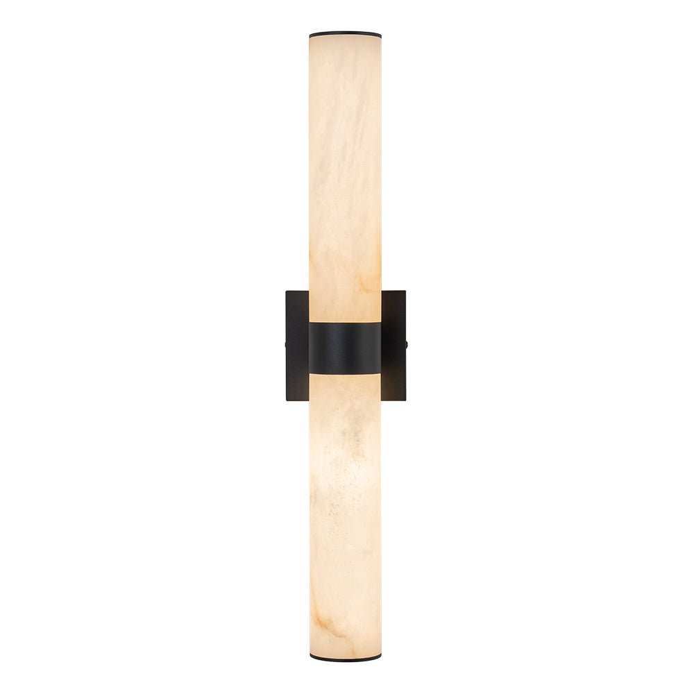Glitre LED Linear Alabaster Bathroom Wall Sconce