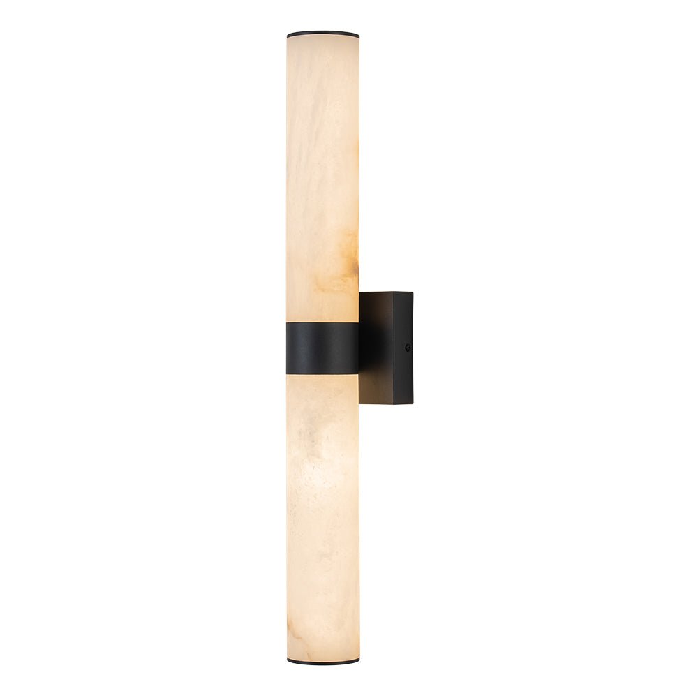 Glitre LED Linear Alabaster Bathroom Wall Sconce