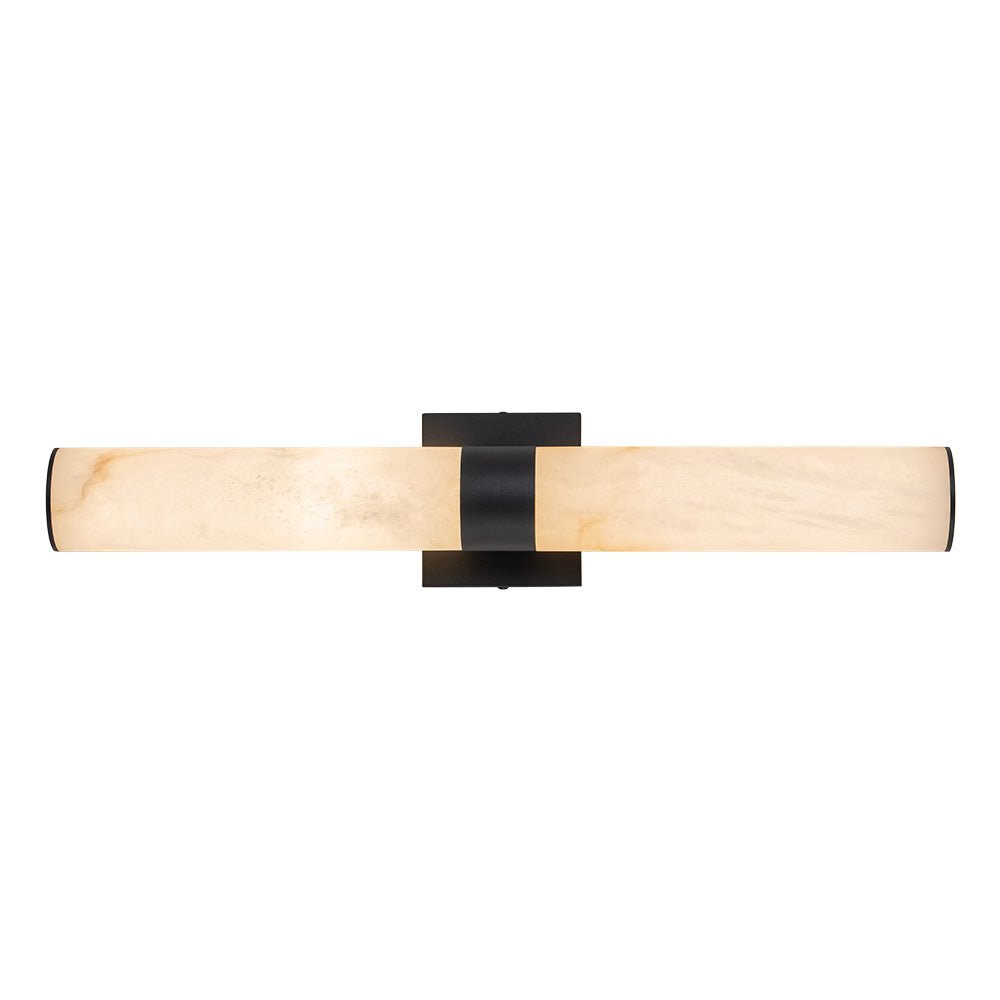 Glitre LED Linear Alabaster Bathroom Wall Sconce