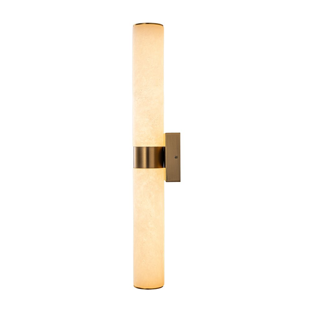 Glitre LED Linear Alabaster Bathroom Wall Sconce
